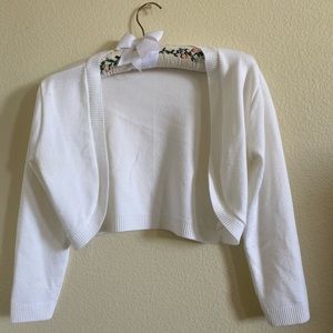 Small White Cardigan